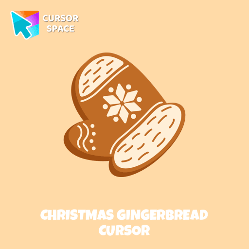 Christmas Gingerbread cursor pointer cursor